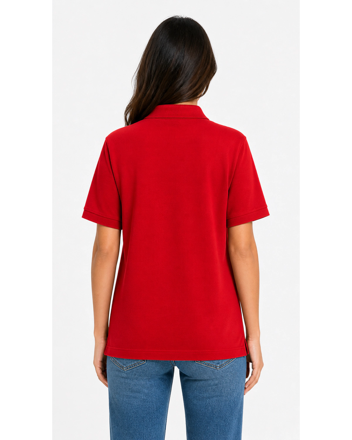 Diagonal Stripe Polo Shirt - Short Sleeve - Image 6