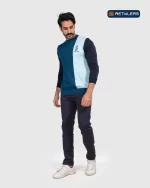 CODE Work Jacket – Bisc Navy Outerwear Turquoise Look