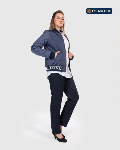 CODE Work Jacket – Bisc Navy Quilted Look