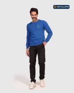 CODE Staff Sweatshirt – Bisc Royal Blue Black Look