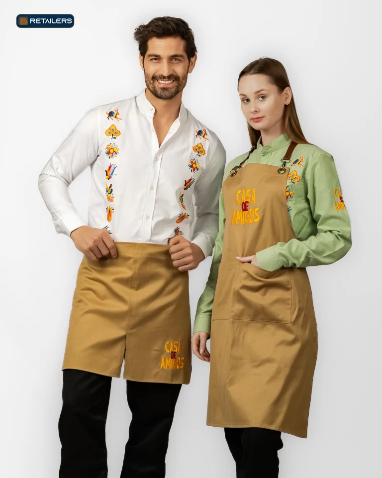 Casa De Amigos restaurant apron uniform example