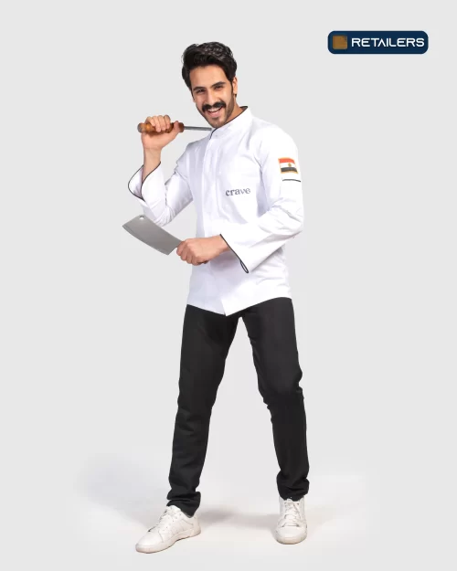 CODE Chef Jacket – Crave White Black Look