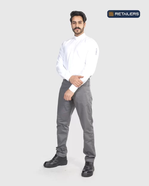 CODE by Retailers Crave shirt uniform White Shirt Grey custom uniform idea