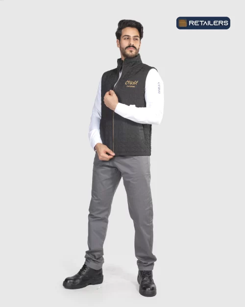 CODE by Retailers Crave vest uniform Black vest uniform White custom uniform idea