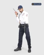 CODE by Retailers CSS safety coverall White Shirt Navy custom uniform idea