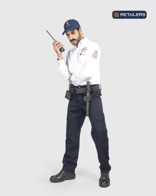CODE by Retailers CSS safety coverall White Shirt Navy custom uniform idea