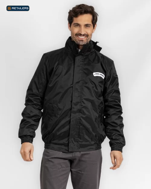 CODE Work Jacket – Food Corner Black Grey Look