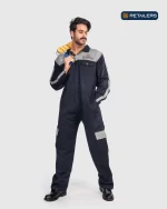 CODE by Retailers Hill International work suit Navy Yellow Details custom uniform idea