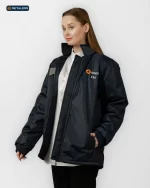 CODE Work Jacket – Inspire Black Dark Grey Look