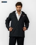 CODE Work Jacket – Inspire Black Reflective Piping Look