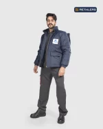 CODE by Retailers Juhayna winter uniform Navy Grey Jacket custom uniform idea