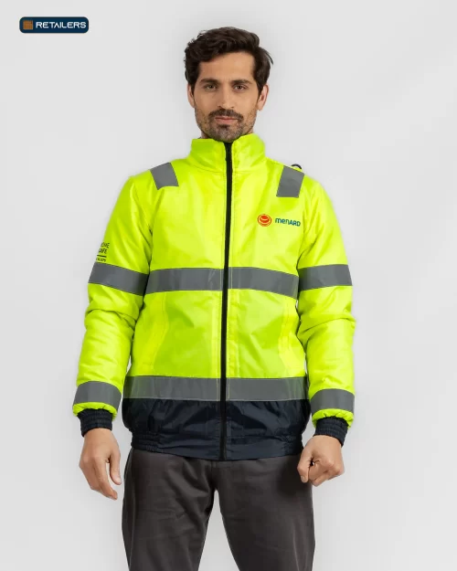 CODE Work Jacket – Menard Fluorescent Yellow Navy Look