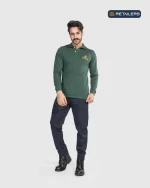 CODE by Retailers Mountain View basic polo uniform Dark Green Navy custom uniform idea