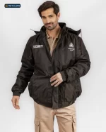 CODE Work Jacket – Mountain View Black Beige Look