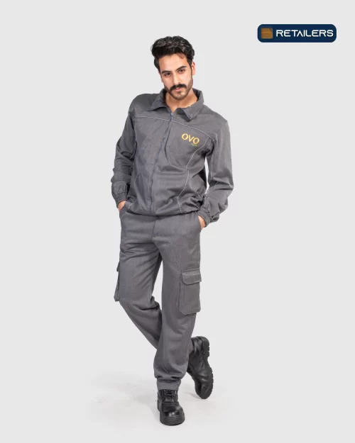 CODE by Retailers OVO work suit Grey custom uniform idea
