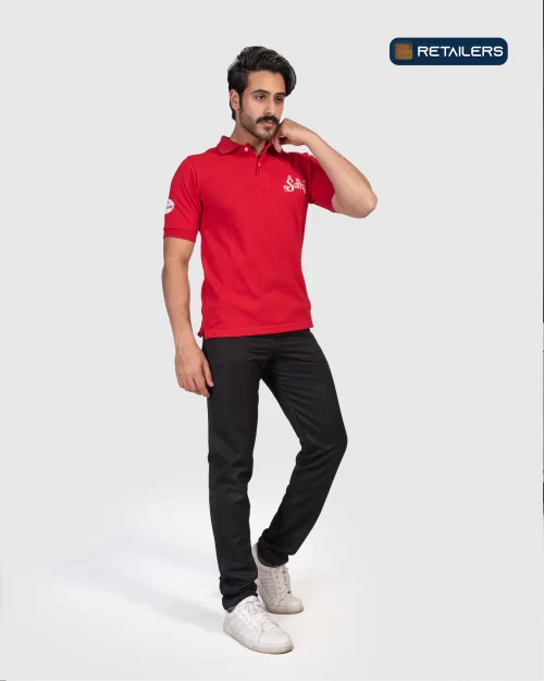 CODE by Retailers Sami basic polo uniform Red custom uniform idea