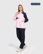 CODE Scrub Suit – Samples Pink Navy Black Look