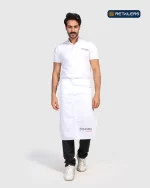 CODE Apron & Headwear – Tamara White Black Look