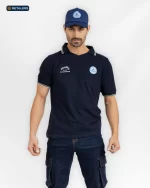 CODE Designed Short Sleeve Polo – Tetra Pack Navy Look