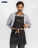 CODE Apron & Headwear – Voila Black Tan Straps Look