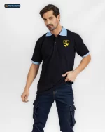 CODE Designed Short Sleeve Polo – Wadi Degla Dark Navy Light Look